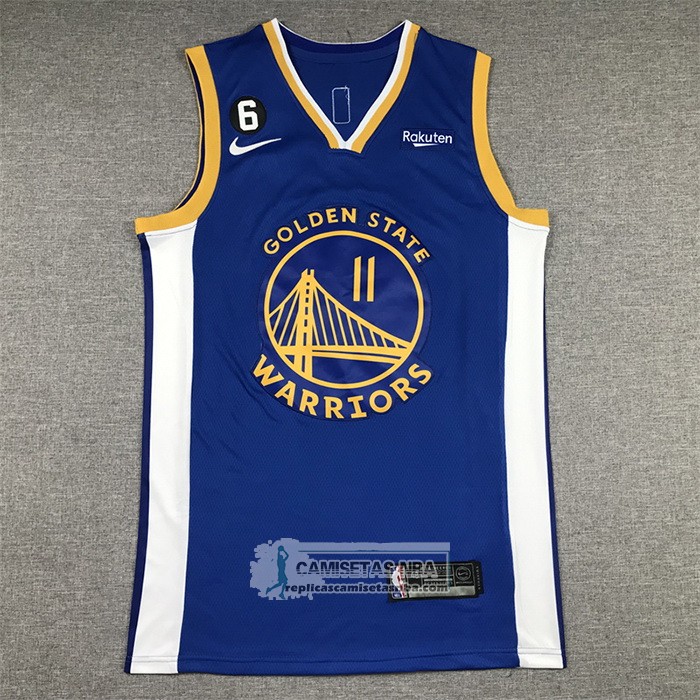 Camiseta Golden State Warriors Klay Thompson NO 11 Icon 2022-23 Azul